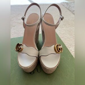 Gucci Wedge Sandals - Size 35 1/2